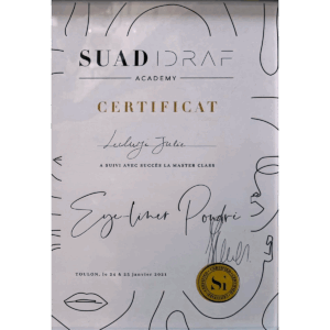 Certificat Suad Idraf Lecluze Julie Eye-line Poudré