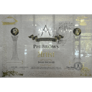 Certificate-PhiBrows-Artist-Julie-Lecluze