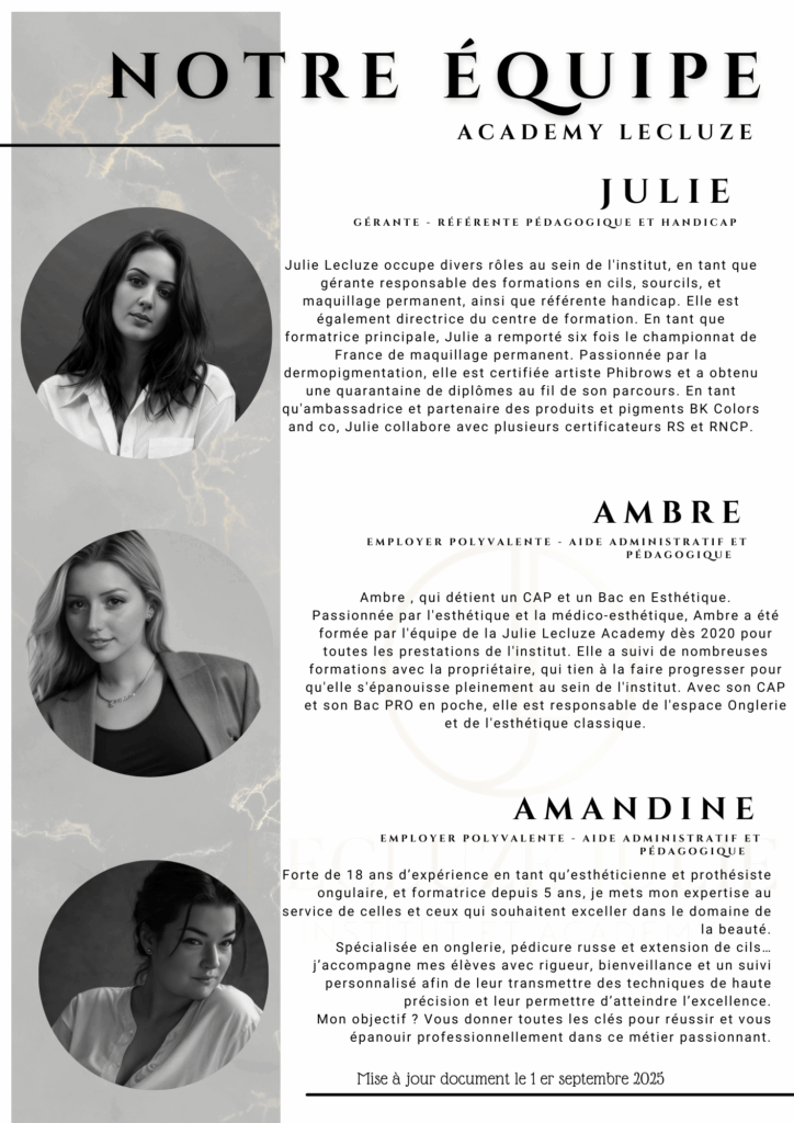 Diplôme de l'institue de beauté, JL Studio Beauté à Perpignan