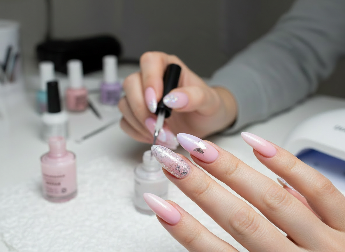 Formation professionnelle en onglerie à Perpignan (66) pour tous niveaux, éligible CPF. Apprenez les techniques de pose de vernis, capsules et nail art avec Julie Lecluze.